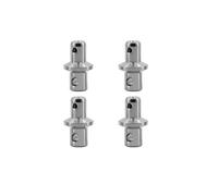 QOAKSDY RC Repair Parts For Axial SCX10 PRO 1/10 rc cars Accessories Upgrade Parts Metal Magnetic Stealth Invisible Body Post Mount Contact(Silver)