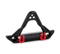 QOAKSDY RC Repair Parts For Axial SCX24 For Wrangler For JLU For Deadbolt Upgrade Parts Metal Front Bumper With Lights 1/24 RC Crawler Car(A)