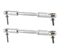 QOAKSDY RC Repair Parts For HPI For BAHA For ROVAN For KM For BAJA 5B 5T 5SC SS CNC Metal Steering Tie Rod 1/5 rc cars Parts Accessories