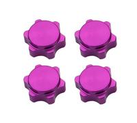 QOAKSDY RC Repair Parts For HSP For Axial For HPI 17mm Aluminum Wheel Hub Hex Nut Anti Protective Cover 1/8 RC For Hobby Car For Buggy Truck Parts(Purple)