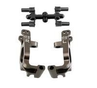 QOAKSDY RC Repair Parts For Kyosho MP9 MP10 1/8 rc cars Upgrade Parts Accessories 2pcs Metal 17.5 Degrees C-Hub Carrier Caster Block IFW474