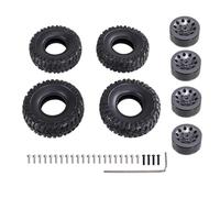QOAKSDY RC Repair Parts For MN D90 98 99S 78 82 99s V2 For WPL C14 C24 C34 1/16 1/2 rc cars Clip Type Tire Soft Tire Upgrade Parts Accessories(Gray)