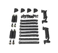 QOAKSDY RC Repair Parts For MN For MN168 For MN78 1/12 RC For Model Car Parts Metal Upgraded Suspension Rod Rod For Seat Suspension Frame(Black)