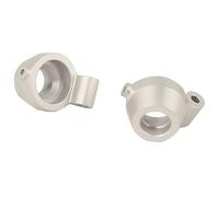 QOAKSDY RC Repair Parts For MN68 1/16 rc cars Upgrade Parts Accessories 2Pcs Metal Rear Hub Carrier Rear Cup(Silver)