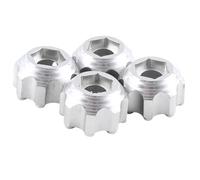 QOAKSDY RC Repair Parts For PL For ProLine 8x32 To 17mm Wheel 4Pcs Aluminum Alloy Wheel Adapter 3.8 Inch Wheel Adapter Upgrade Parts