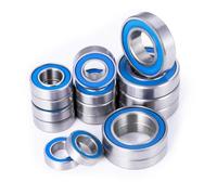 QOAKSDY RC Repair Parts For SCX6 AXI05000 1/6 RC Crawler Car Upgrade Parts Accessories 16Pcs Wheel Hub Axle Sealed Bearing Kit