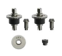 QOAKSDY RC Repair Parts For SCY 16101 16102 16103 16201 For Pro 1/16 Brushless rc cars Upgrades Parts Accessories Metal Differential And Gear Set