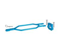 QOAKSDY RC Repair Parts For Traxxas BL-2S For Slash 4x4 4WD High Strength Design Hold Down Battery Upgrade Kit Extended For Capacity(Blue)