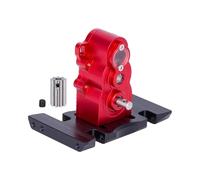 QOAKSDY RC Repair Parts For Traxxas For SCX10 For TRX4 For Defender For Axial 1/10 RC Crawler Car Upgrade Parts CNC Aluminum Alloy Vertical Gear Box(Red)