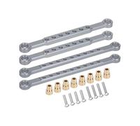QOAKSDY RC Repair Parts For Traxxas For Slash 4x4 BL-2S 4WD Upgrade Parts Aluminum Sway Bar Set Front Rear Stabilizer Accessories(Gray)