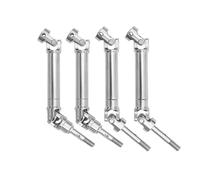 QOAKSDY RC Repair Parts For Traxxas For Slash 4x4 For Rustler For Stampede For Hoss HQ727 1/10 RC Crawler 4Pcs Steel Driveshafts Drive Shaft
