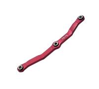 QOAKSDY RC Repair Parts For Traxxas For TRX4-M For Defender For Bronco 1/18 RC Crawler Car Upgrade Parts Metal Front Steering Tie Rod Links 9742R(Red)