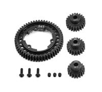 QOAKSDY RC Repair Parts For Traxxas For X-Maxx For E-Revo 2.0 For VXL For MAXX 1/5 1/10 rc cars Steel 46T 50T 52T 54T Spur Gear With Pinion Gear(54T)