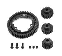 QOAKSDY RC Repair Parts For Traxxas For X-Maxx For E-Revo 2.0 For VXL For MAXX 1/5 1/10 rc cars Steel 46T 50T 52T 54T Spur Gear With Pinion Gear(52T)