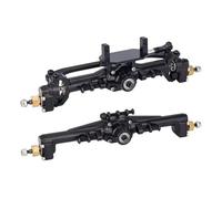 QOAKSDY RC Repair Parts For TRX4M Upgrade Parts CNC Widen Portal Axles With Lay Down Servo Mount Links For 1/18 RC Crawler Car