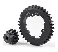 QOAKSDY RC Repair Parts For X-MAXX 6S 8S For MONSTER 1/5 RC TRUCK Upgrade Parts Steel 1.5M 35T Spur Gear And 12T Pinion Motor Gears