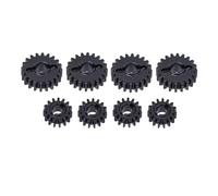 QOAKSDY RC Repair Parts For Xiaoqi For FMS For FCX24 1/24 RC Crawler Upgrade Parts Metal Front Rear Portal Axles Output Steel Gears 15T/20T(4Pairs)