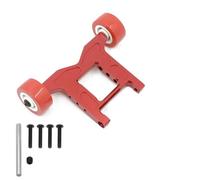 QOAKSDY RC Spare Part For Arrma 1/10 For Granite For Vorteks Big For Rock 4x4 3S For Mega550 For Kraton For Outcast 4S For BLX Wheels Bar rc Car Upgrade Parts(Red,Size 2)