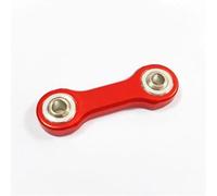 QOAKSDY RC Spare Part For Arrma For Senton 3S rc Car Parts 1/10 Aluminum Alloy persistent Steering Link Rod Linkage Tie Modification Accessories(Red)
