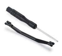 QOAKSDY RC Spare Part For Kyosho For Jimny 1/18 For MINI-Z 4x4 For Wrangler For Hilux 1/24 Metal Steering Linkage Link Rod RC Crawler Car Parts Refit Accessories(Black)