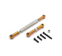 QOAKSDY RC Spare Part For MN D90 MN99S Replacement Metal Adjustable Steering Link Servo Rod Linkage Car Accessories rc Upgrade Parts(Yellow)