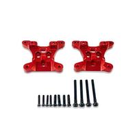 QOAKSDY RC Spare Part For SCY 1/16 16103 16101 16102 16106 16201 16101PRO For 16102PRO 16103PRO 16106PRO Front Rear Shock Brackets Speed rc Car Upgraded Fittings(Red)