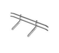 QOAKSDY RC Spare Part For Traxxas For TRX4 For Axial SCX10 1/10 Replacement Metal Front Rear Bumper RC Crawler Car Upgrade Parts Accessories Modification(Silver,Rear)