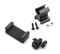 QOAKSDY RC Spare Part For Traxxas For Trx4 Trx6 For E-Revo For Slash For Rustler For T-Maxx For E-Maxx For TQi Transmitter Phone Mount Holder rc Car Upgrade Parts(Black)