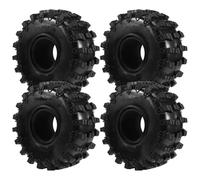 QOAKSDY RC Tires For Axial For Wraith SCX10 For Capra For Traxxas TRX4 TRX6 D90 1/10 RC Crawler Car 4 PCS 150MM 2. Rubber Big Tires Wheel Tyres