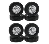 QOAKSDY RC tires For WPL D12 For Mini 1/16 RC Drift Truck Car Upgrade Spare Parts Replacement Accessories 8Pcs Rubber Wheel Tire Tyre