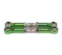 QOAKSDY RC Vehicles Parts Adjustable Servo Linkage Pulling Steering Rods Arms M4 Thread 3mm Hole 69-80mm Long For RC For Hobby For Model Car Upgraded Parts(Green)