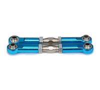 QOAKSDY RC Vehicles Parts Adjustable Servo Linkage Pulling Steering Rods Arms M4 Thread 3mm Hole 69-80mm Long For RC For Hobby For Model Car Upgraded Parts(Blue)