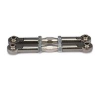 QOAKSDY RC Vehicles Parts Adjustable Servo Linkage Pulling Steering Rods Arms M4 Thread 3mm Hole 69-80mm Long For RC For Hobby For Model Car Upgraded Parts(Gray)