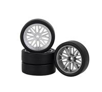 QOAKSDY RC Wheel Tire For LDRC AE86 1/18 rc Car Upgrade Parts Accessories 4Piece 32Mm RC Drift Tire Wheel Hard Tyre