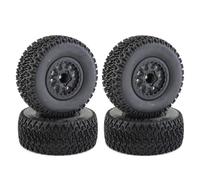 QOAKSDY RC Wheel Tire For Traxxas For Slash For Arrma For Senton For HuanQi 727 1/10 rc Car 4pcs 112mm Short Course Truck Tires Tyre 12mm Wheel Hex(A)