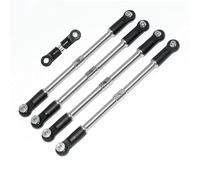 QOAKSDY Steering Linkage Rod For Arrma 1/8 For Karton For Outcast 1/7 For Big For Rock 5pcs Steel Front Rear Link Rod Tie Rod Servo Link Upgrade Spare Parts