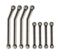 QOAKSDY Steering Linkage Rod For Axial AX24 1/24 RC Crawler Car Replacement Parts 8Pcs Brass High Clearance For Chassis Link Set Link Rod Linkage