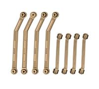 QOAKSDY Steering Linkage Rod For Axial AX24 1/24 RC Crawler Car Upgrade Parts 8pcs Brass Link Rod Linkage Replacement Accessories