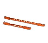 QOAKSDY Steering Linkage Rod For Axial SCX6 AXI05000T1 AXI05000T2 1/6 rc cars Spare Parts 146mm 228mm Aluminium Alloy Steering Link AXI254000(Orange)