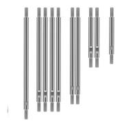 QOAKSDY Steering Linkage Rod For Traxxas For TRX-4 1/10 RC Crawler Car Upgrade Parts Accessories 10Pcs Steel 313mm Wheelbase Link Rod