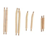 QOAKSDY Steering Linkage Rod For Traxxas For TRX4M 1/18 RC Crawler Car Upgrade Parts 8Pcs Brass High Clearance Suspension Link Rod Set 9749