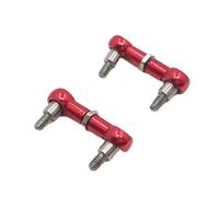 QOAKSDY Steering Linkage Rod For Wltoys K969 K979 K989 K999 P929 P939 1/28 rc cars Metal Rear Ball Joint Rod Link Rod Upgrades Parts Accessories(Red)