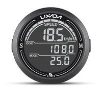QOCAN Wired Bike Speedometer Waterproof Round Shaped Bike Computer Backlight Screen Cycle