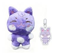 QOCUILC Pack of 2 Kpop Atiny Key Chains, 10 cm Plush Doll Ani-teez Cartoon, Car Key Ring for Women, Handbag & School Bag a-teez Keychain(A)