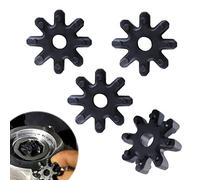 QODOLSI 4 PCS Flexible Steering Coupling, Power Steering Motor Shaft Kit, 563152K000FFF Steering Machine Steering Column, for Hyundai KIA (Black)