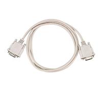 Qoekacy 1.4M RS232 DB9 9 Pin Male to VGA Video 15 Pin Male Adapter Cable Light Gray