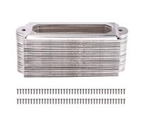 Qoekacy 40 Set Office Library File Drawer Cabinet Card Tag Label Holder Metal Frame (Silver Tone)