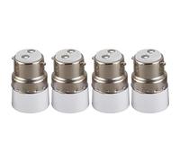 Qoekacy AC 220V B22 to E14 Base Socket Light Lamp Bulb Adapter Holder 4pcs