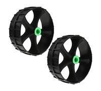 Qoekacy Kayak Wheel Trolley Cart Tire Black Kayak Wheel Kayak Cart Tire Strong-Bearing Replacement Wheels Adults Children Surfing