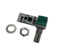 Qoekacy LED Constant Voltage Dimmer Board Control Module Table Lamp Stepless Knob Potentiometer Live Fill Light Dimmer Module,A